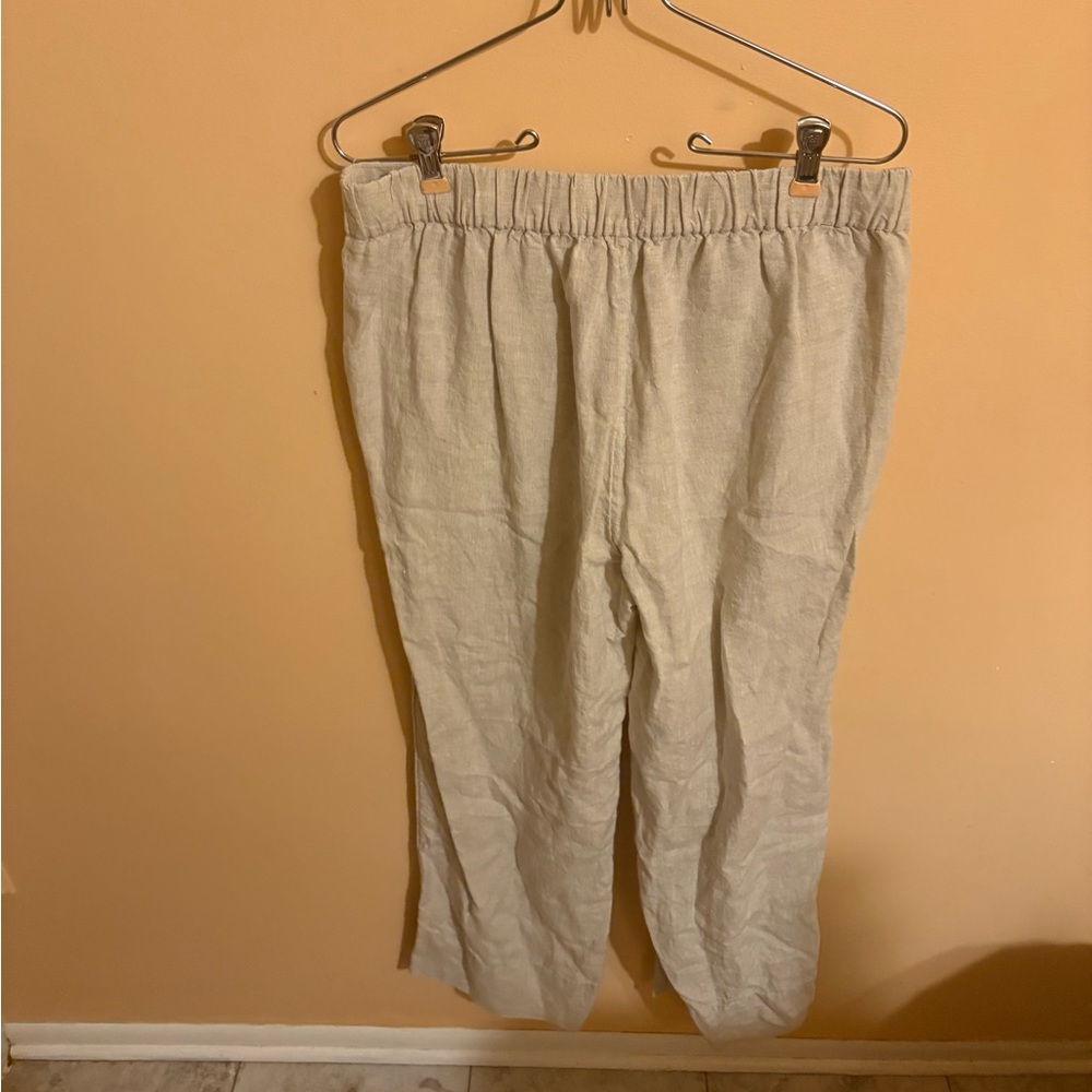 AYR Alfresco 100% linen cream pants - Picture 4 of 5